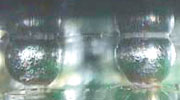 Figure 5. No wetting, due to low heat